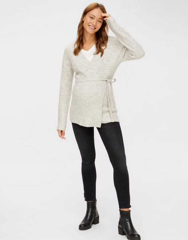 MAMALICIOUS GESTRICKTER UMSTANDS-WICKEL-CARDIGAN