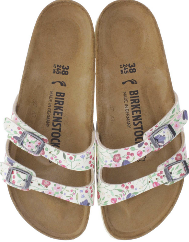 BIRKENSTOCK MEADOW FLOWER BEIGE SANDALEN avia amica