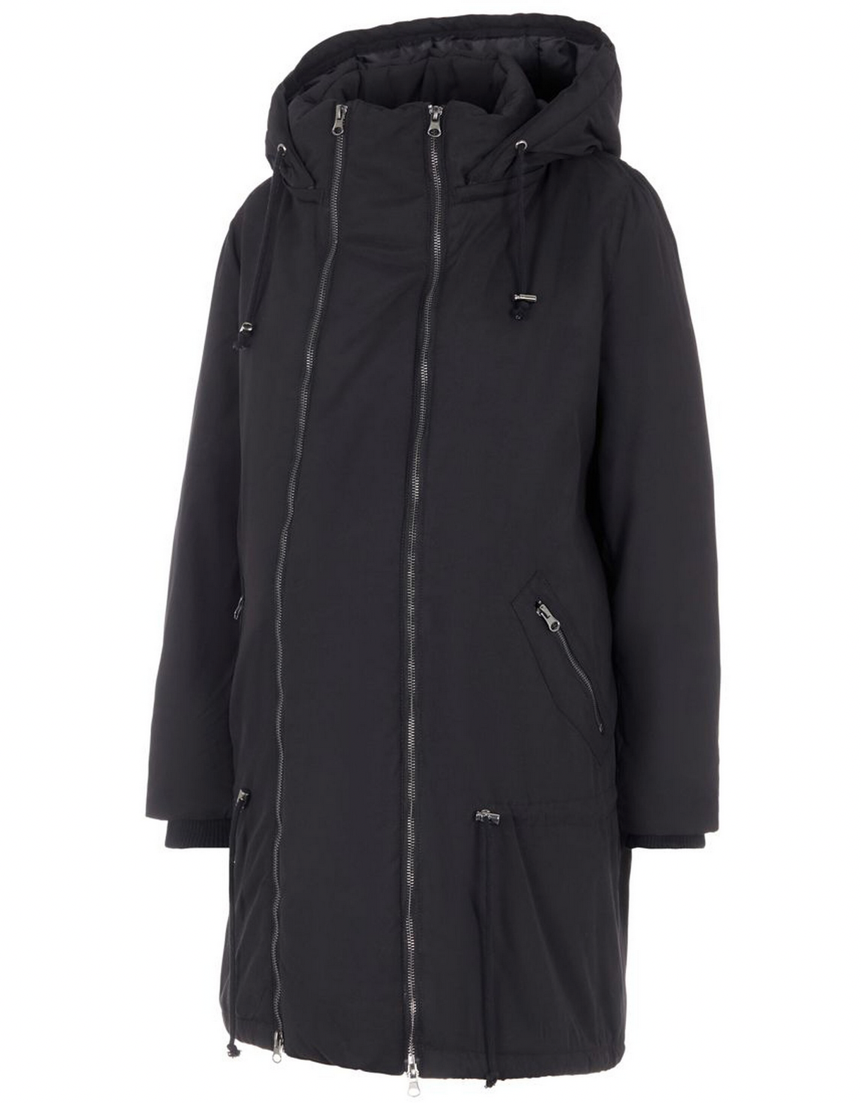 MAMALICIOUS PADDED 2-IN-1 UMSTANDSMANTEL BLACK (2 Farebn)