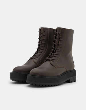 YAS PLATEAUBOOTS BROWN